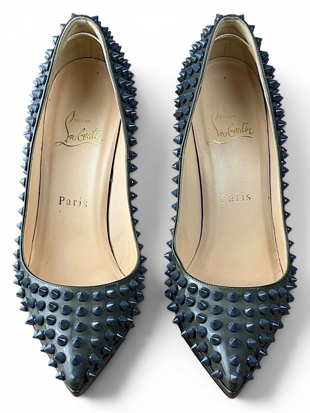 Christian Louboutin Pigalle Plato Spikes 120 Size 36